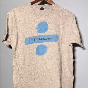 Tultex Gray T-Shirt with Blue Graphic
